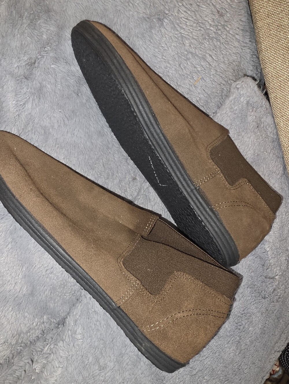 Women's Liz Claiborne Brown Slip-On Loafers Size 10